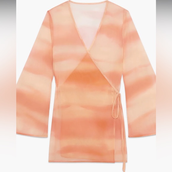 SAVAGE BY FENTY  mesh short robe - Picture 6 of 11